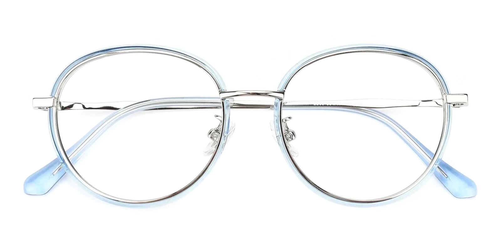Ossety Blue Titanium , TR Eyeglasses , NosePads Frames from ABBE Glasses