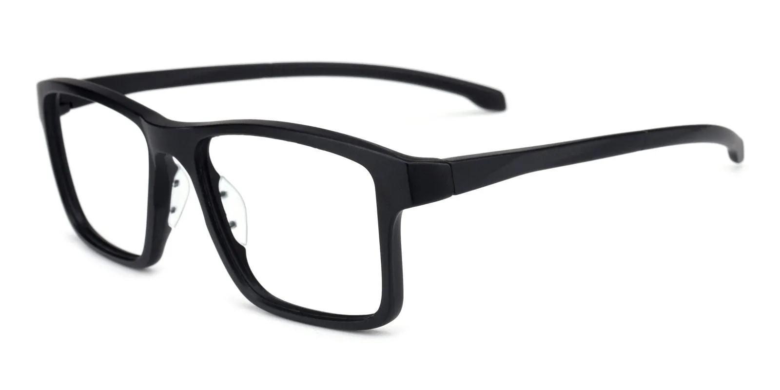 Menery Clip-On Black TR Eyeglasses , UniversalBridgeFit , Clip-on Frames from ABBE Glasses