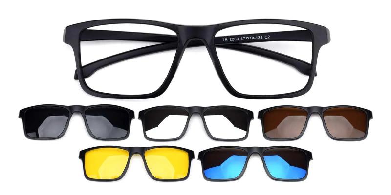 Menery Clip-On Black  Frames from ABBE Glasses