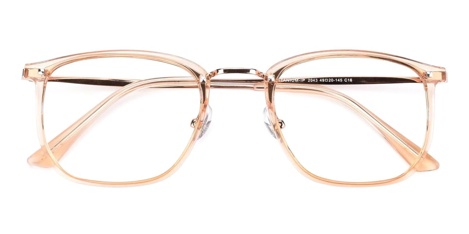Eatry Orange Titanium , TR Eyeglasses , NosePads Frames from ABBE Glasses