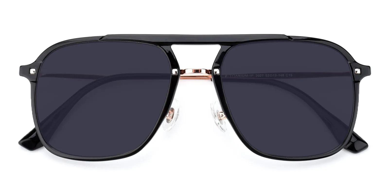 Picard Black Titanium , TR NosePads , Sunglasses Frames from ABBE Glasses