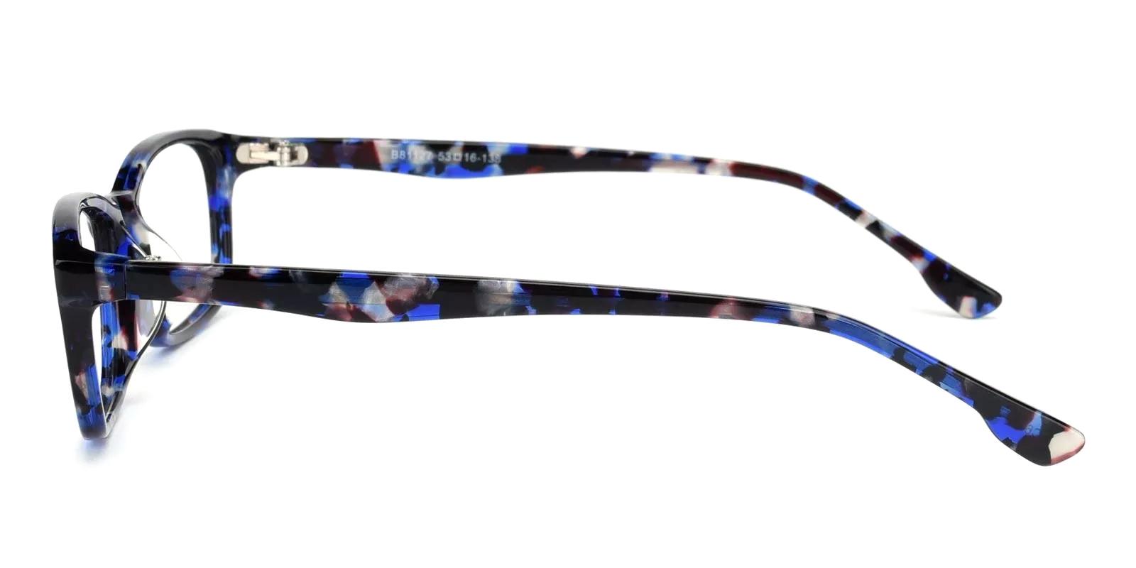 Tendant Blue Acetate Eyeglasses , UniversalBridgeFit Frames from ABBE Glasses