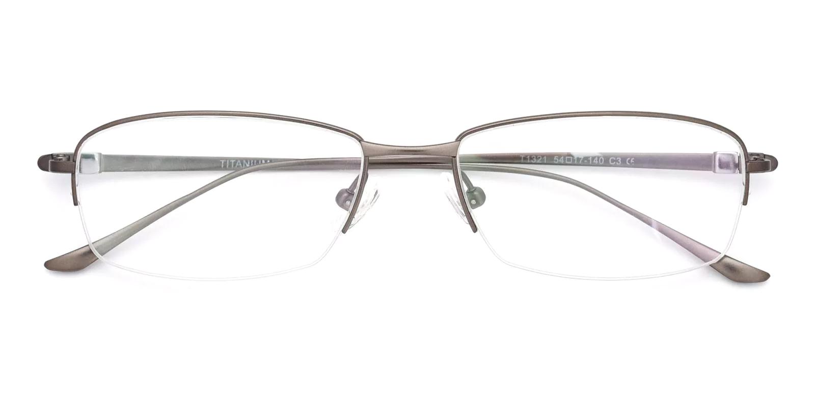 Ploree Gun Titanium Eyeglasses , NosePads Frames from ABBE Glasses