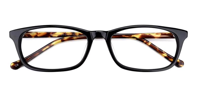 Malon Black  Frames from ABBE Glasses