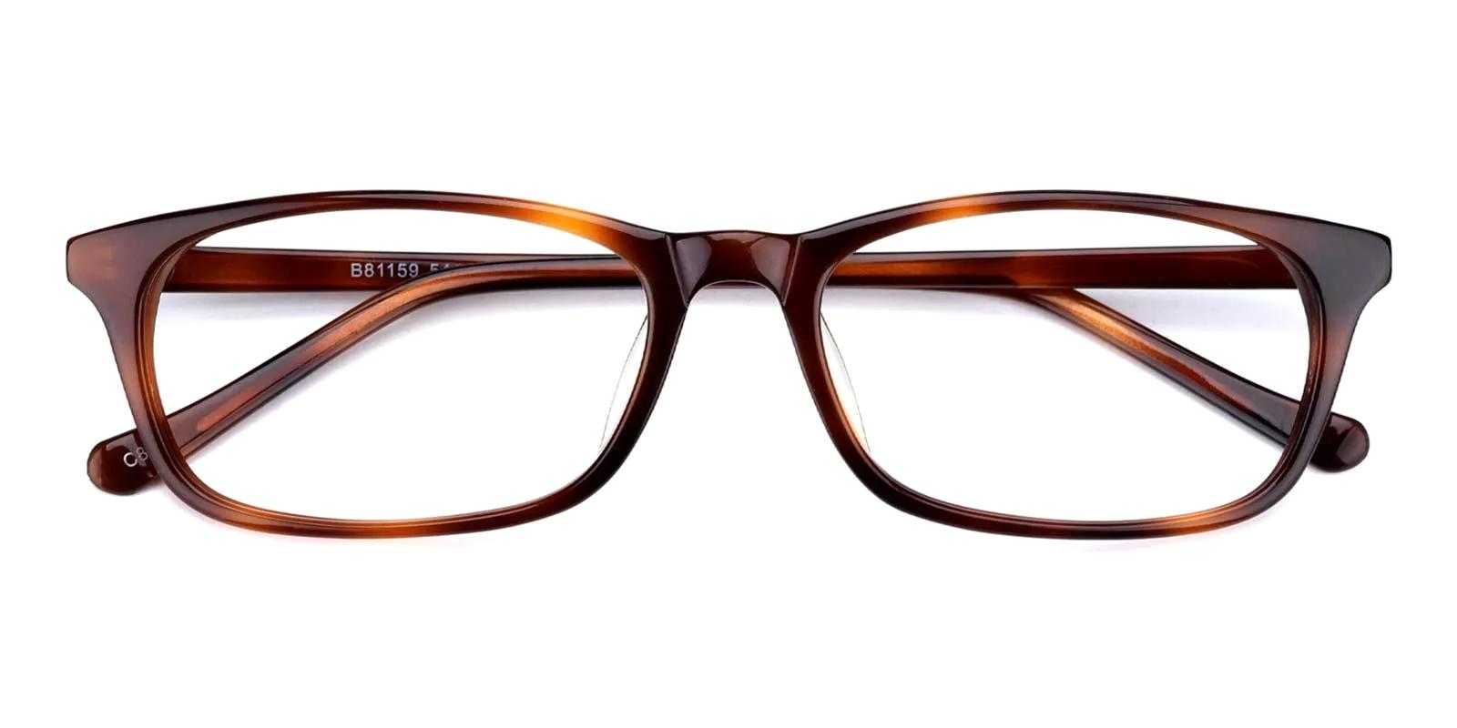 Malon Brown Acetate Eyeglasses , UniversalBridgeFit Frames from ABBE Glasses