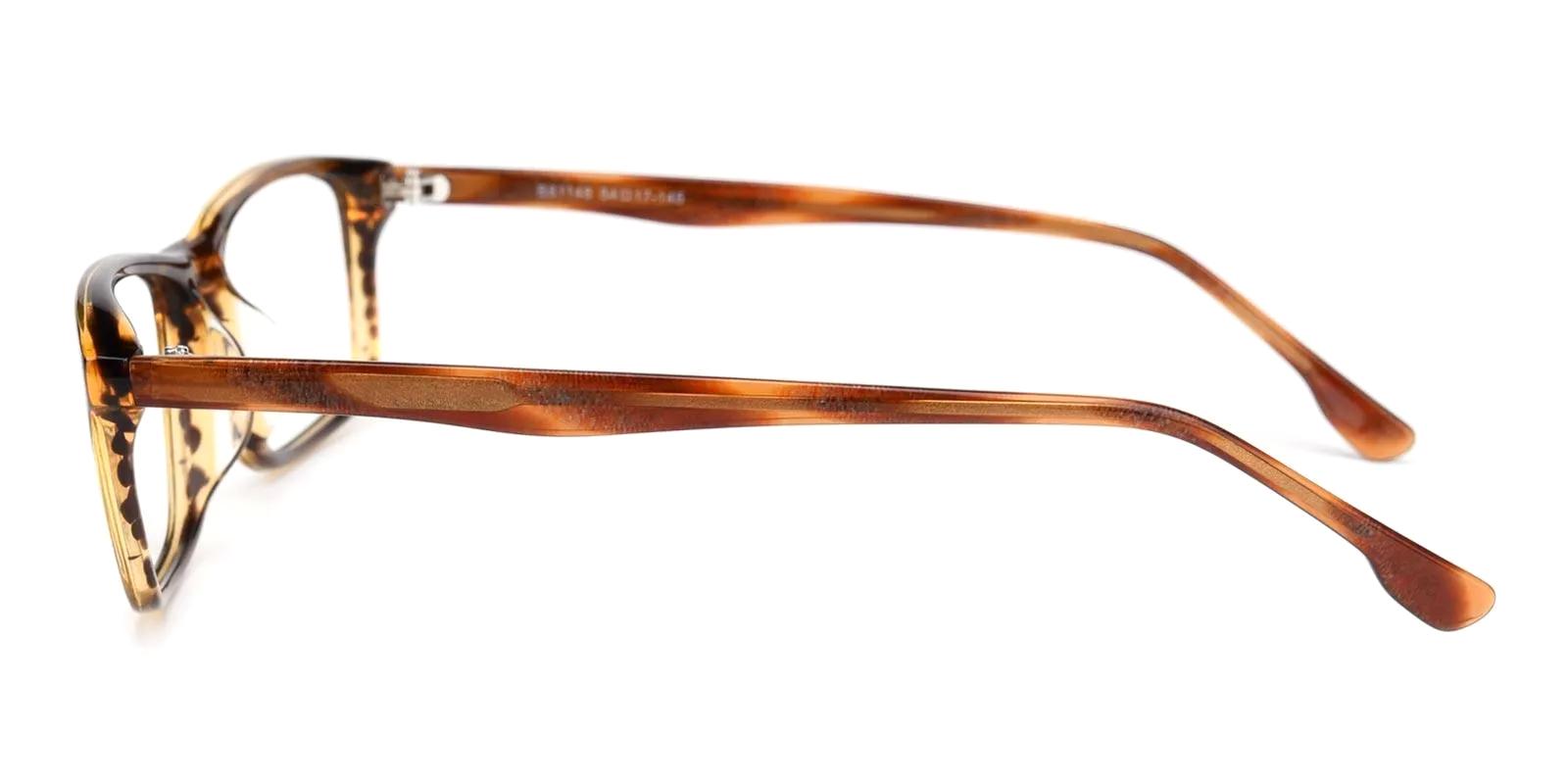 Aette Brown Acetate Eyeglasses , UniversalBridgeFit Frames from ABBE Glasses