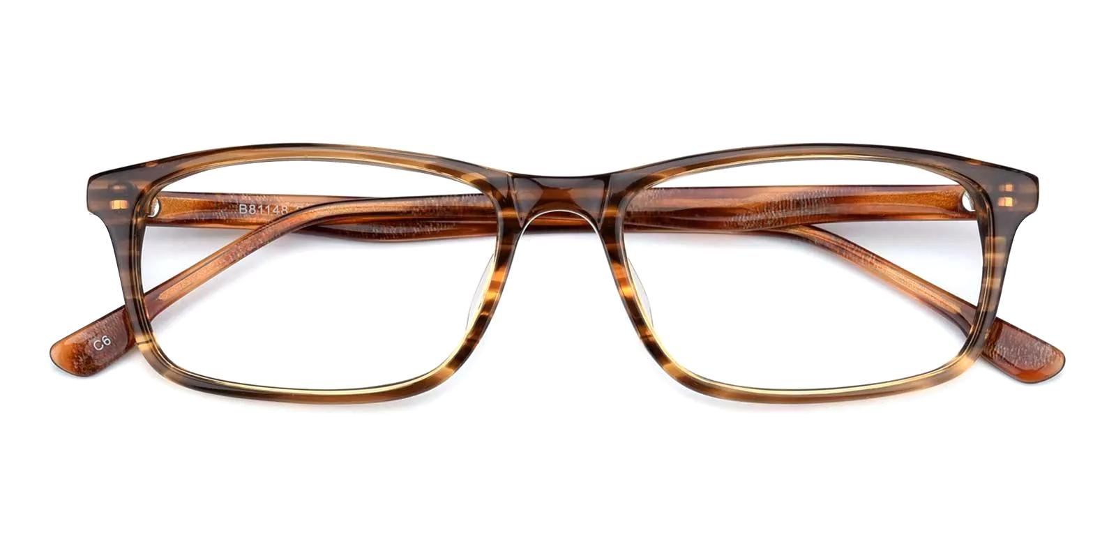 Aette Brown Acetate Eyeglasses , UniversalBridgeFit Frames from ABBE Glasses