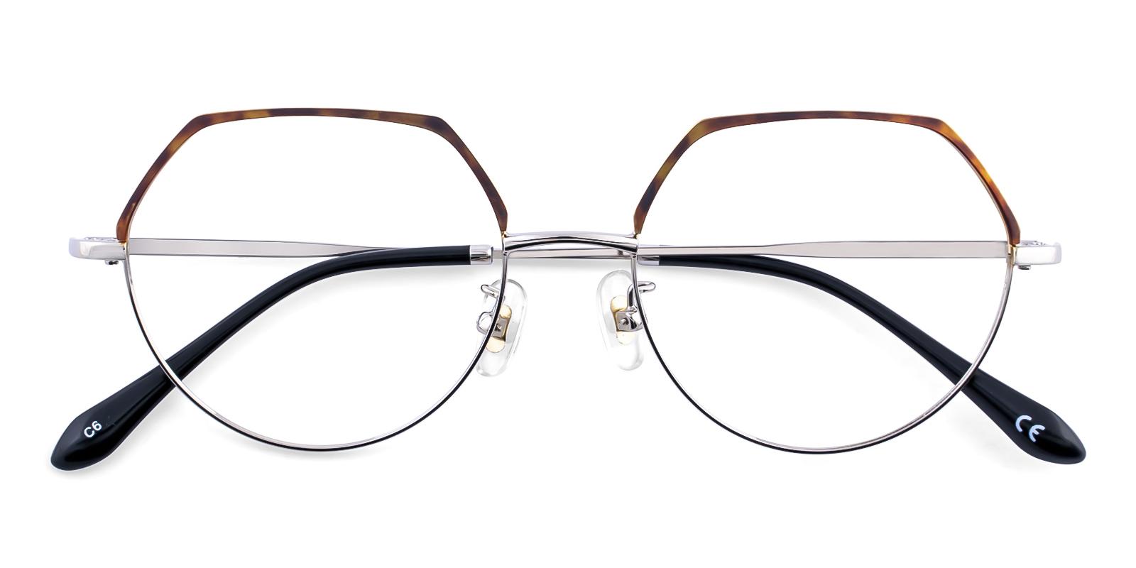 Actie Tortoise Metal Eyeglasses , NosePads Frames from ABBE Glasses