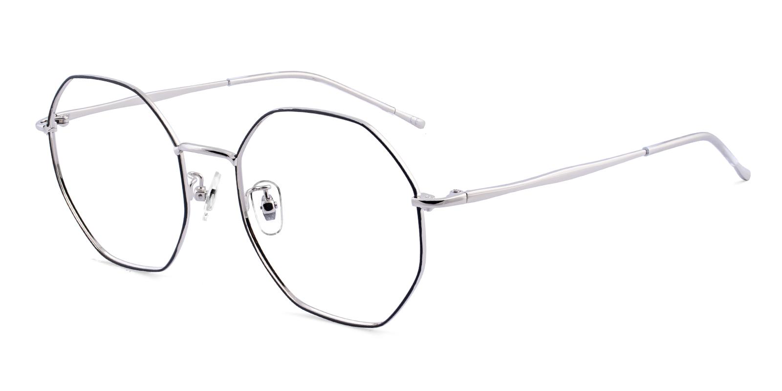 Salieur Black Metal Eyeglasses , NosePads Frames from ABBE Glasses