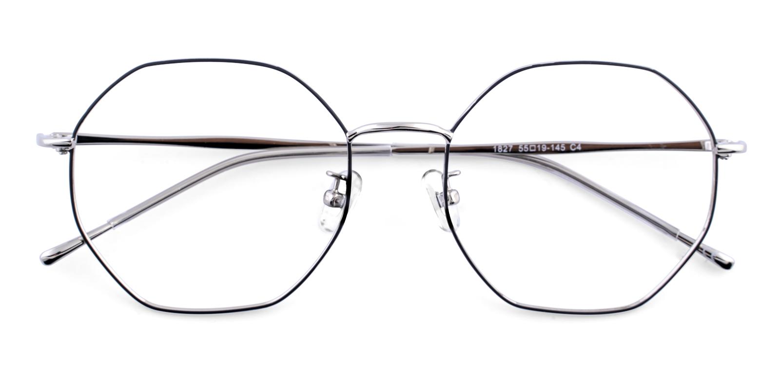 Salieur Black Metal Eyeglasses , NosePads Frames from ABBE Glasses