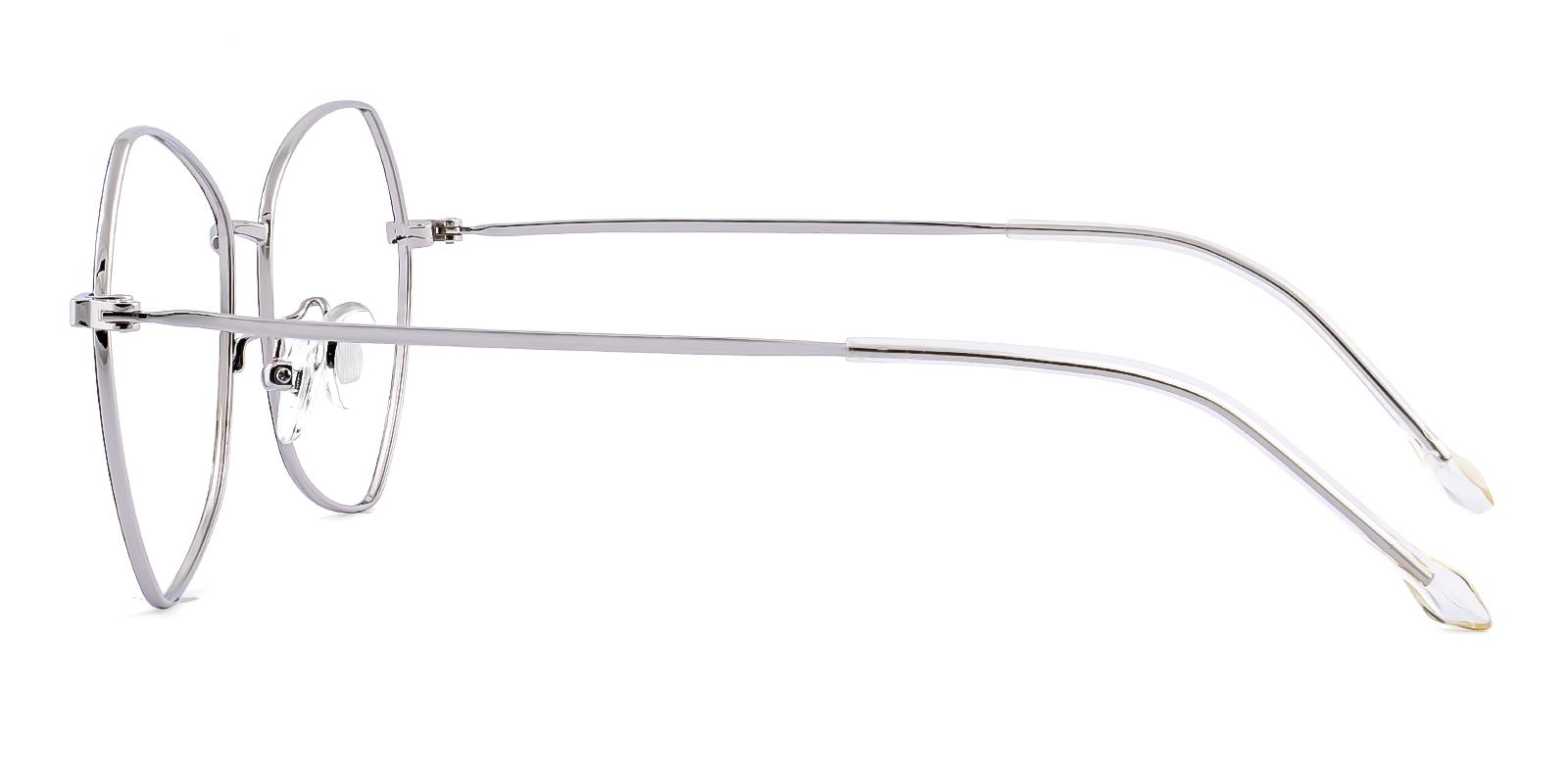 Thellet Silver Metal Eyeglasses , NosePads Frames from ABBE Glasses
