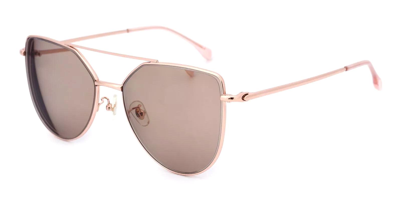 Shotier Rosegold Metal NosePads , Sunglasses Frames from ABBE Glasses