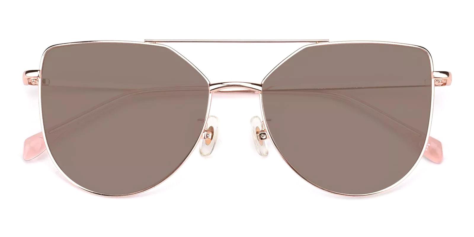 Shotier Rosegold Metal NosePads , Sunglasses Frames from ABBE Glasses