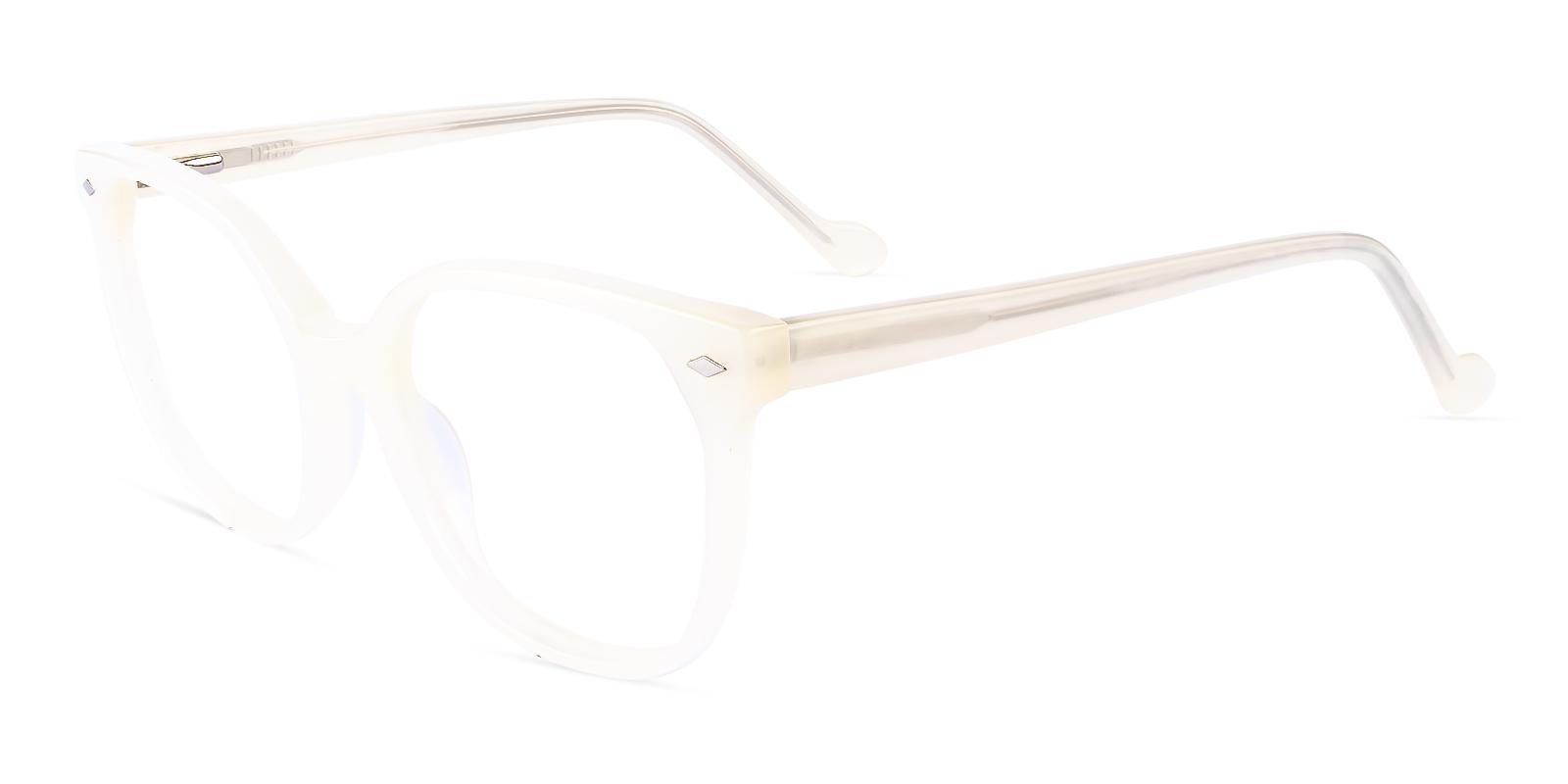 Landel Cream Acetate Eyeglasses , SpringHinges , UniversalBridgeFit Frames from ABBE Glasses