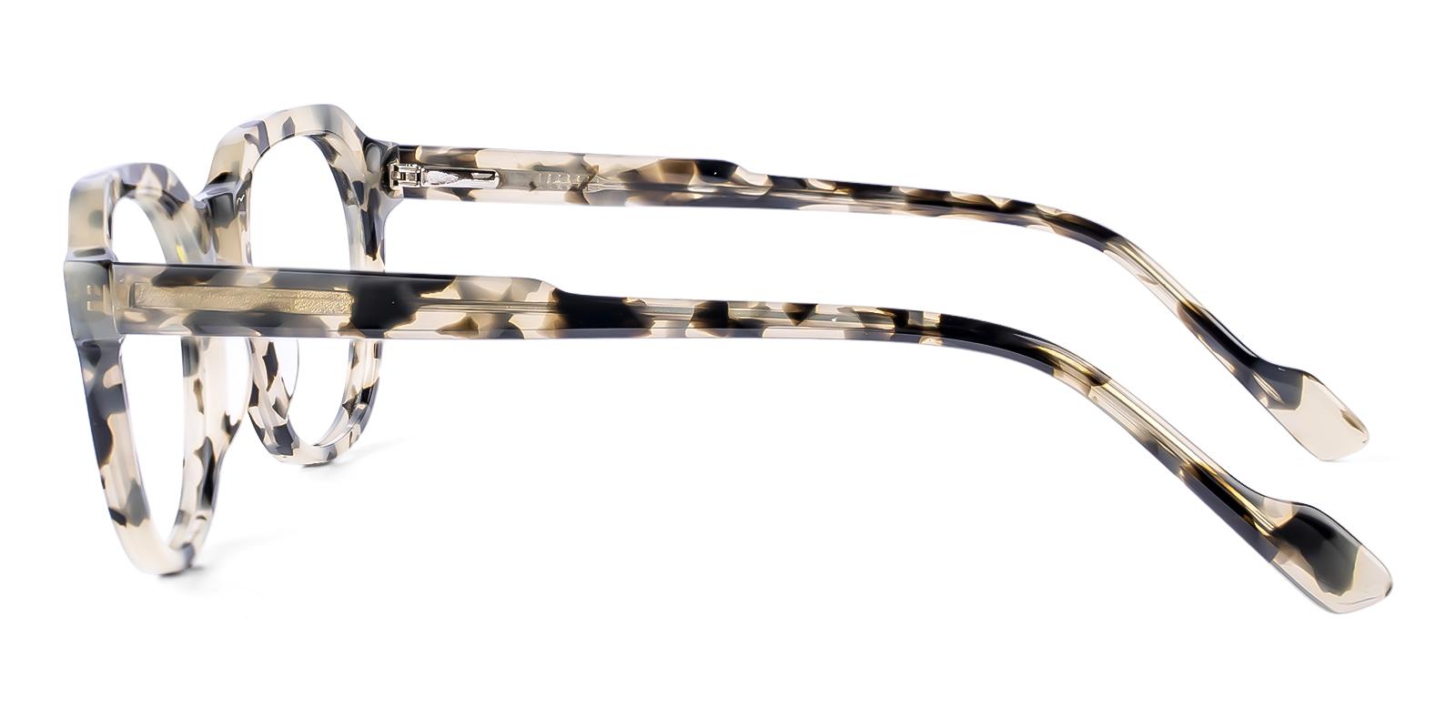 Sarcoress Ivory-tortoise Acetate Eyeglasses , SpringHinges , UniversalBridgeFit Frames from ABBE Glasses