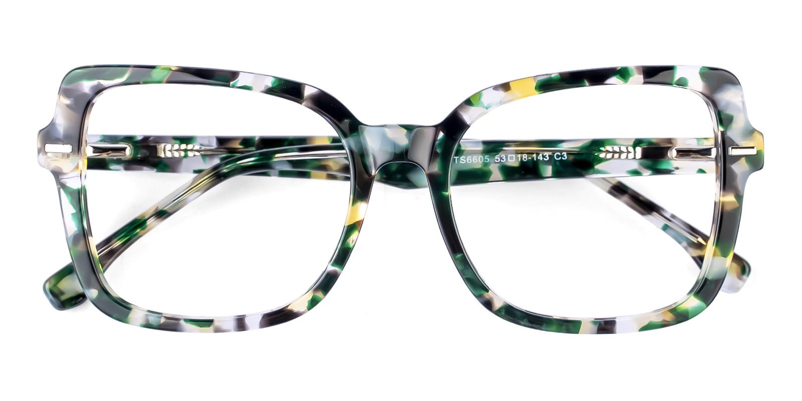 Homkin Pattern Acetate Eyeglasses , SpringHinges , UniversalBridgeFit Frames from ABBE Glasses