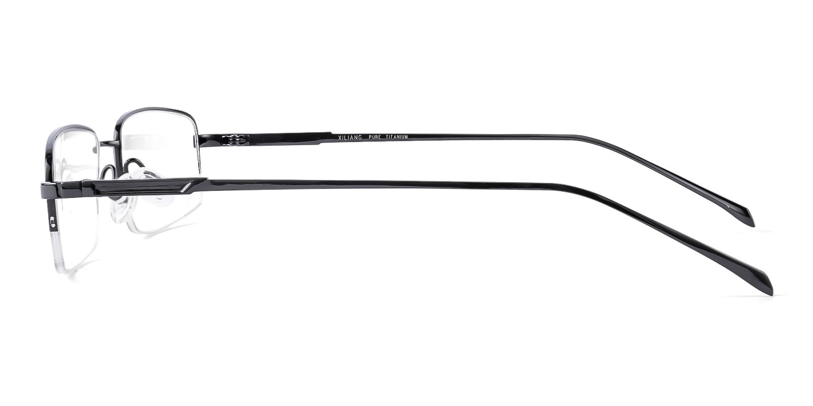 Spaceast Black Titanium Eyeglasses , NosePads Frames from ABBE Glasses