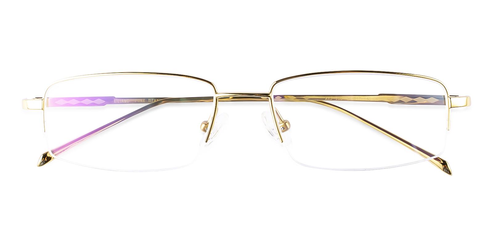 Spaceast Gold Titanium Eyeglasses , NosePads Frames from ABBE Glasses
