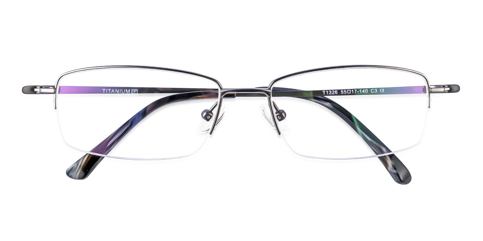 Bateur Gun Titanium Eyeglasses , NosePads Frames from ABBE Glasses