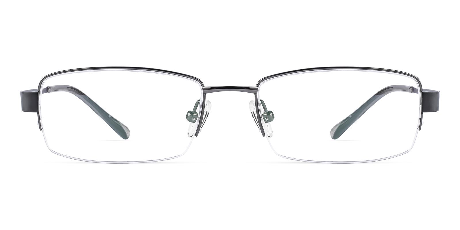 Battar Black Titanium Eyeglasses , NosePads Frames from ABBE Glasses