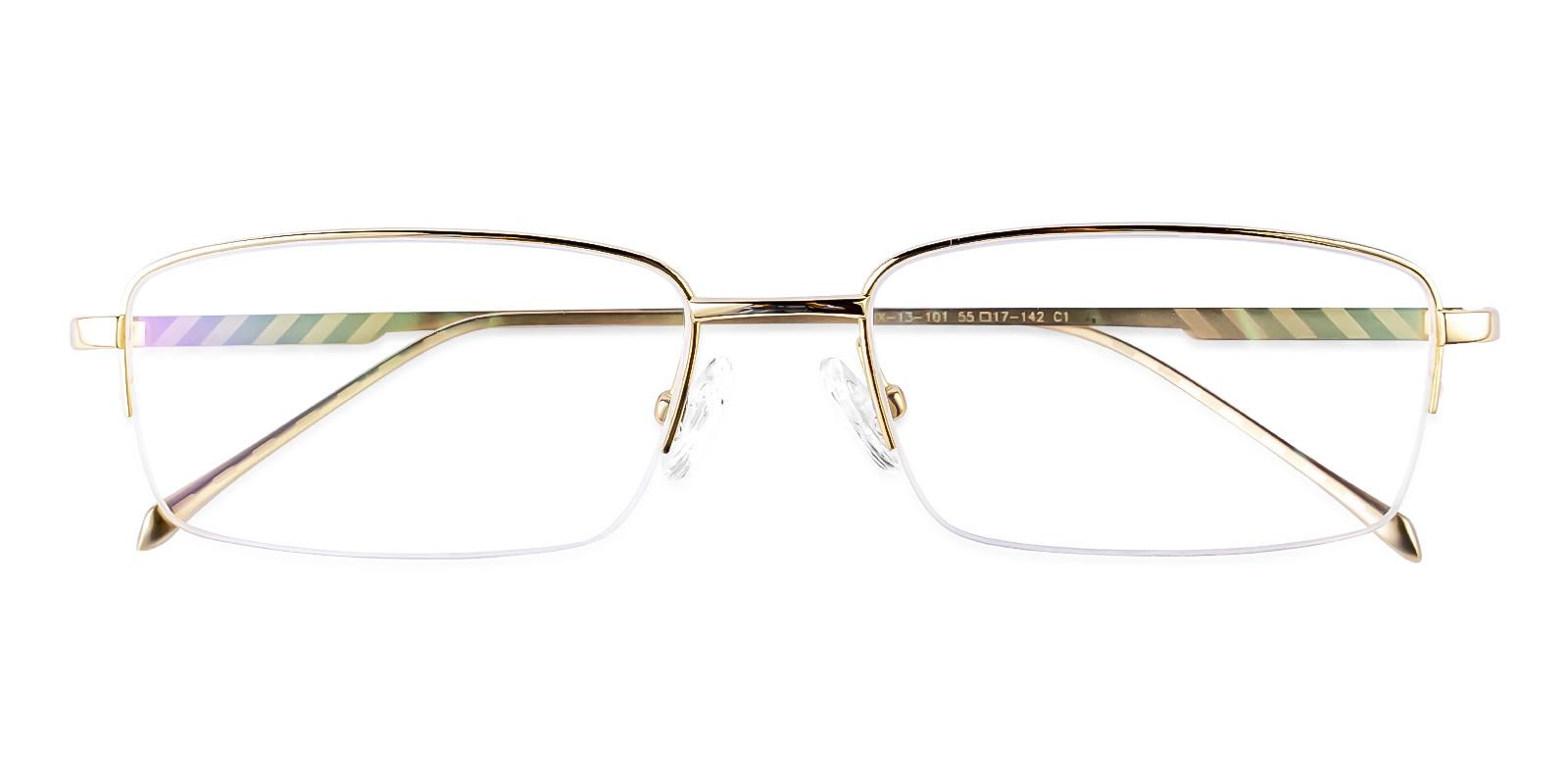 Mammoar Gold Titanium Eyeglasses , NosePads Frames from ABBE Glasses