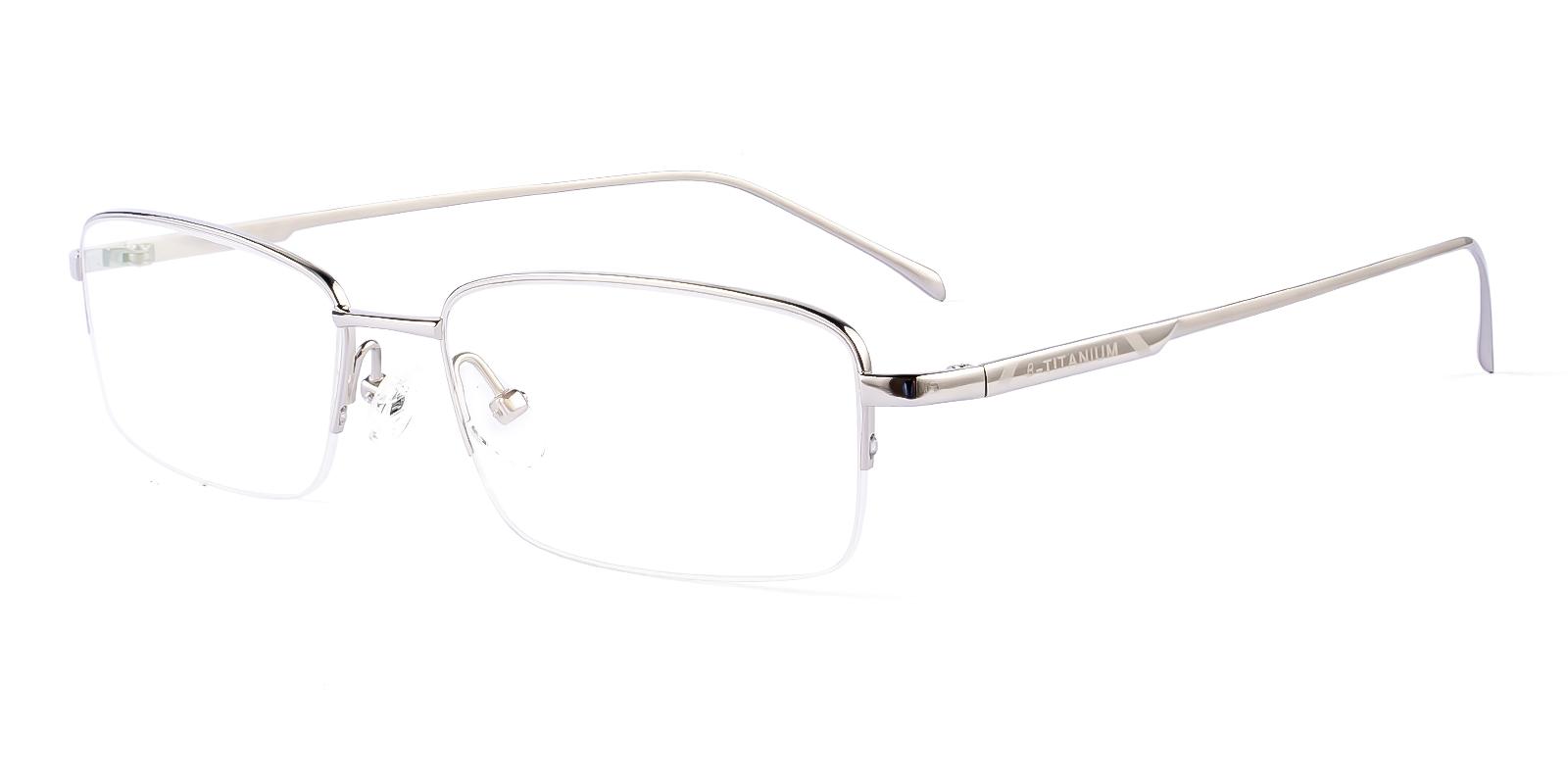 Mammoar Silver Titanium Eyeglasses , NosePads Frames from ABBE Glasses