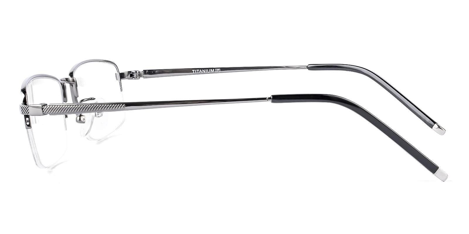 Alternier Gun Titanium Eyeglasses , NosePads Frames from ABBE Glasses