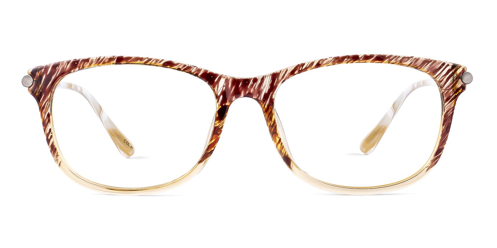 Amphible Striped Acetate Eyeglasses , SpringHinges , UniversalBridgeFit Frames from ABBE Glasses