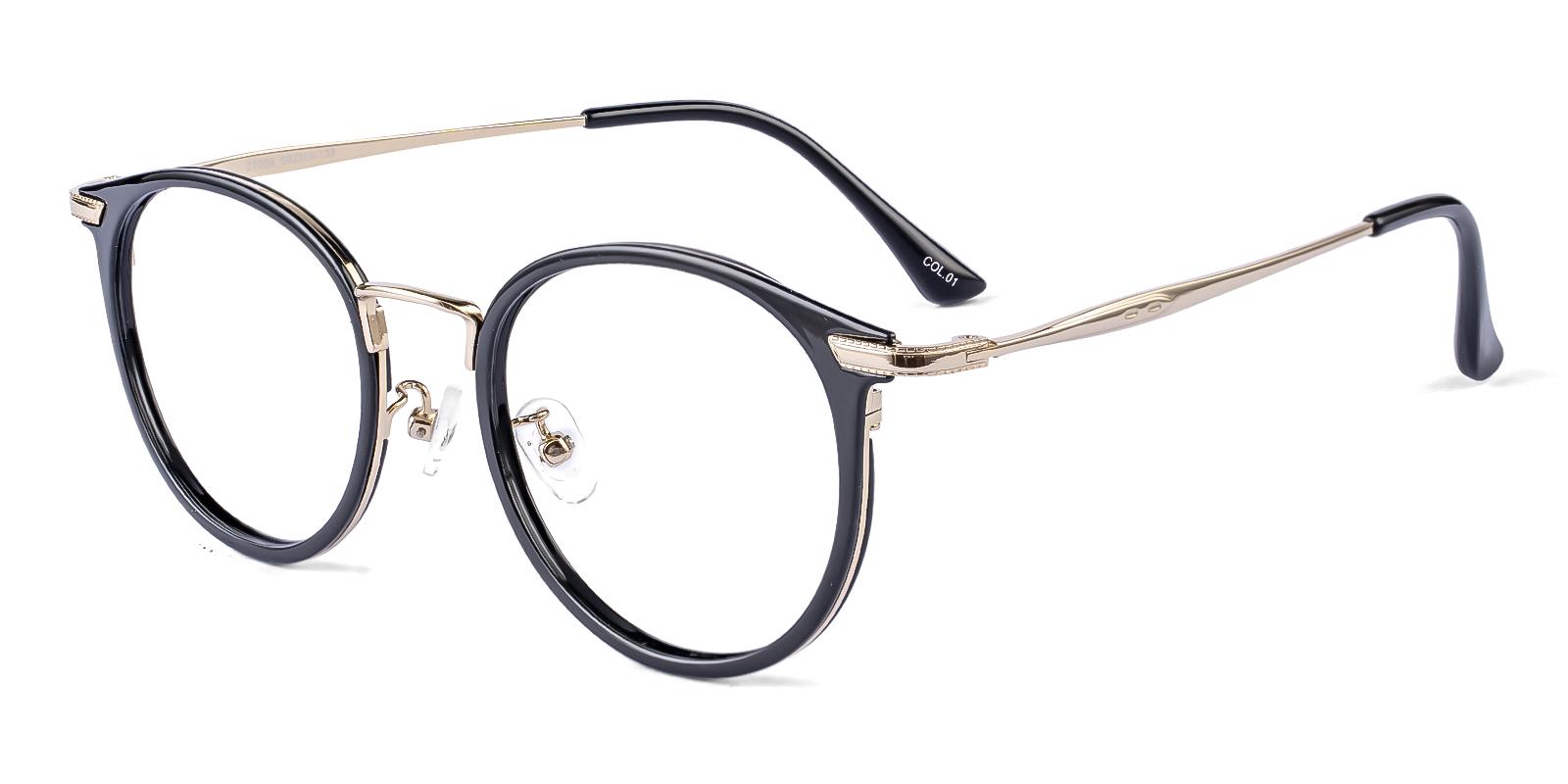 Verace Black Metal , TR Eyeglasses , NosePads Frames from ABBE Glasses