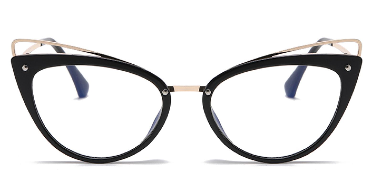 Thahster Black TR Eyeglasses , SpringHinges , UniversalBridgeFit Frames from ABBE Glasses