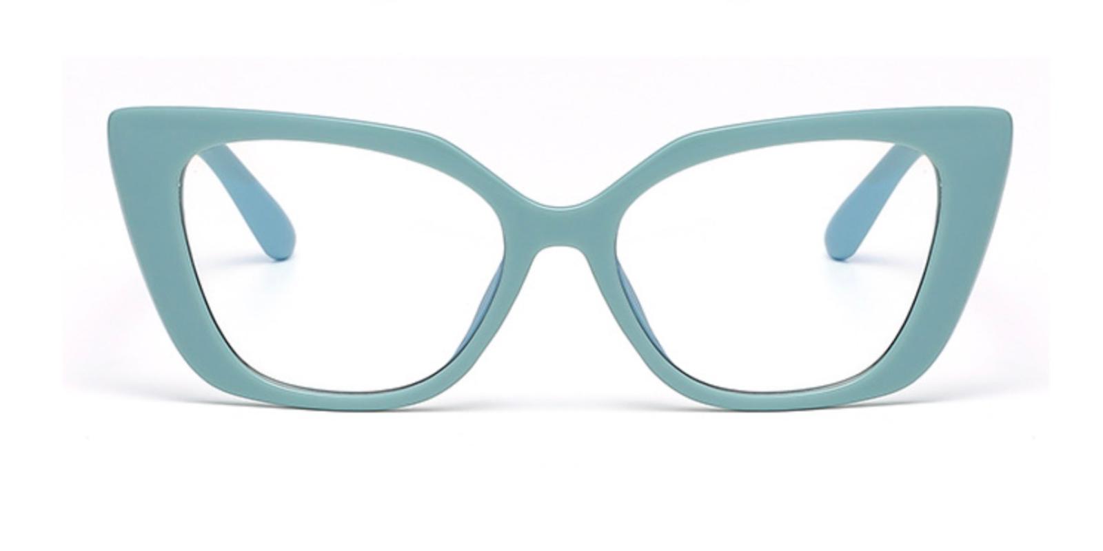 Menfold Blue Plastic Eyeglasses , UniversalBridgeFit Frames from ABBE Glasses