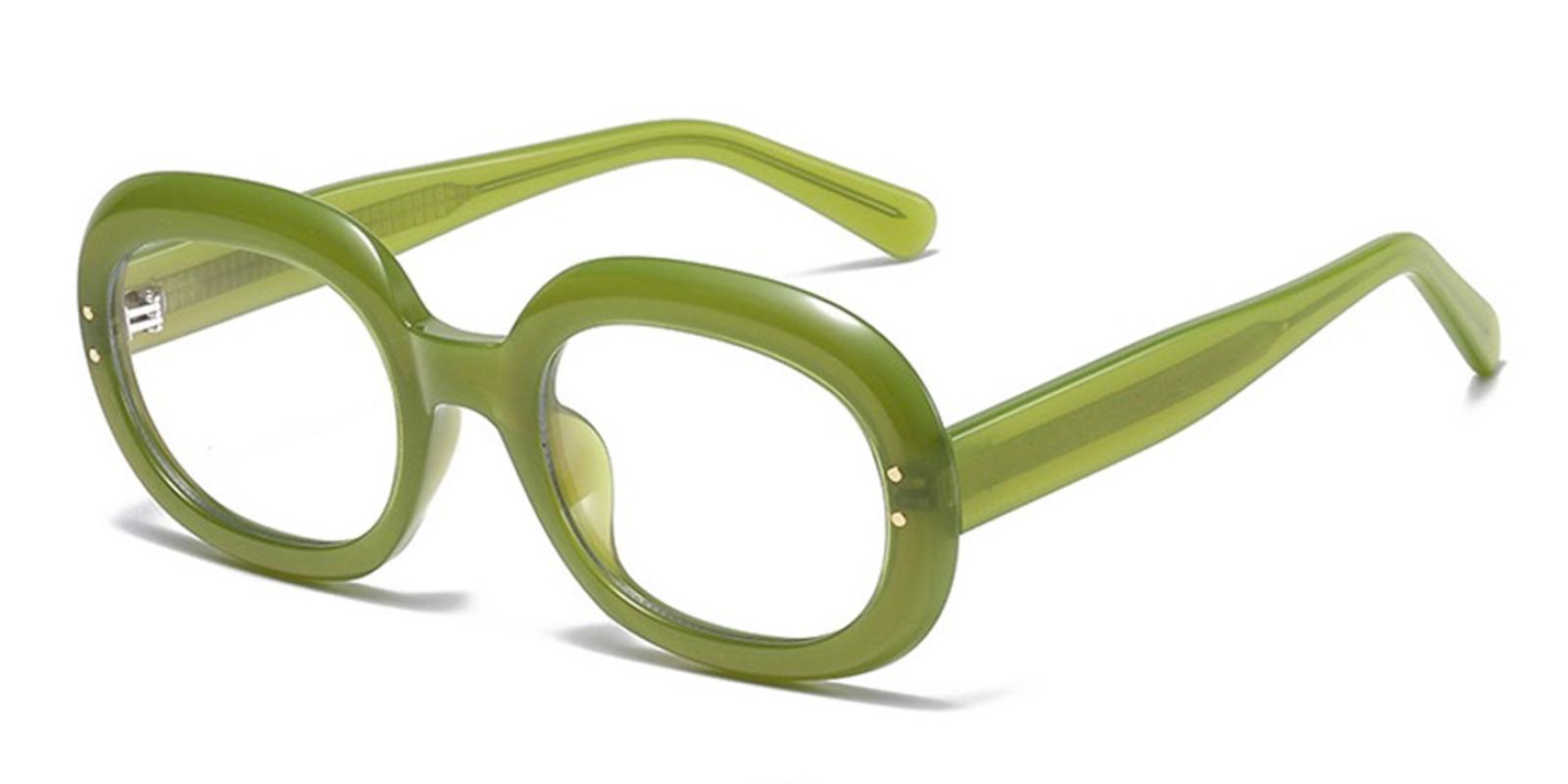 Sociular Green Acetate , TR Eyeglasses , UniversalBridgeFit Frames from ABBE Glasses