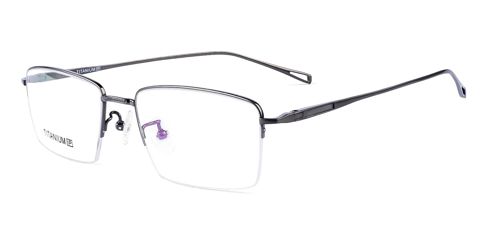 Talike Gun Titanium Eyeglasses , NosePads Frames from ABBE Glasses