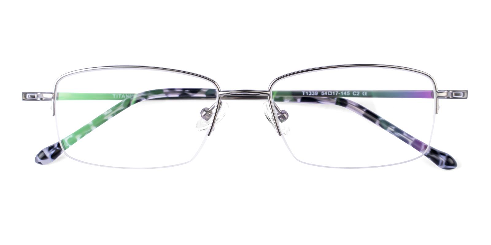 Absel Silver Titanium Eyeglasses , NosePads Frames from ABBE Glasses