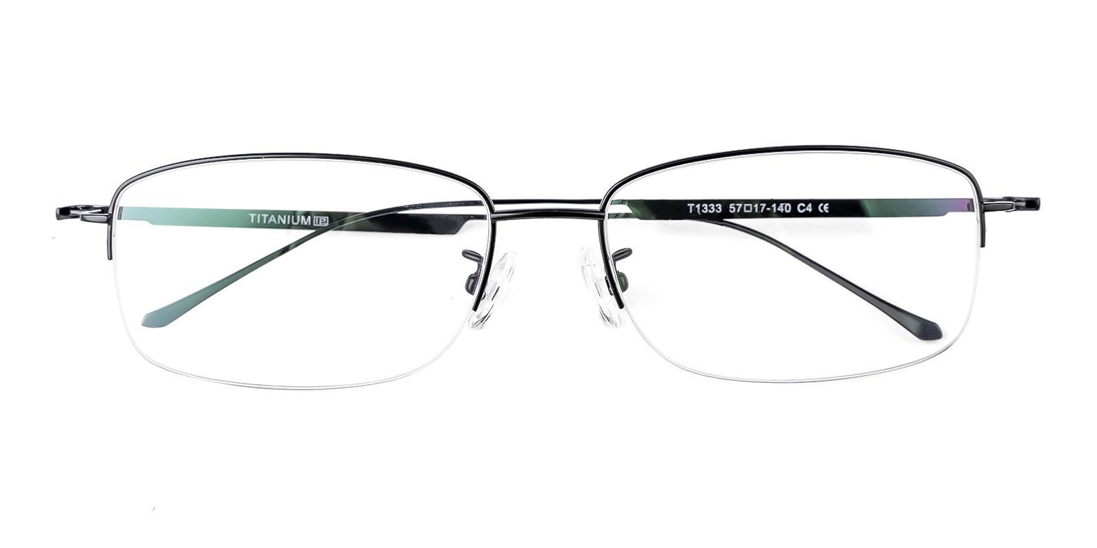 Tatkin Black Titanium Eyeglasses , NosePads Frames from ABBE Glasses
