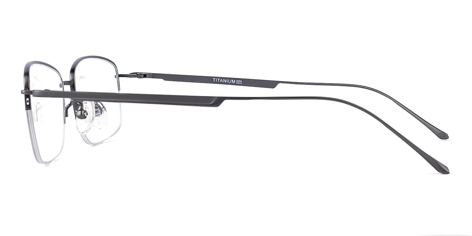 Tatkin Gun Titanium Eyeglasses , NosePads Frames from ABBE Glasses