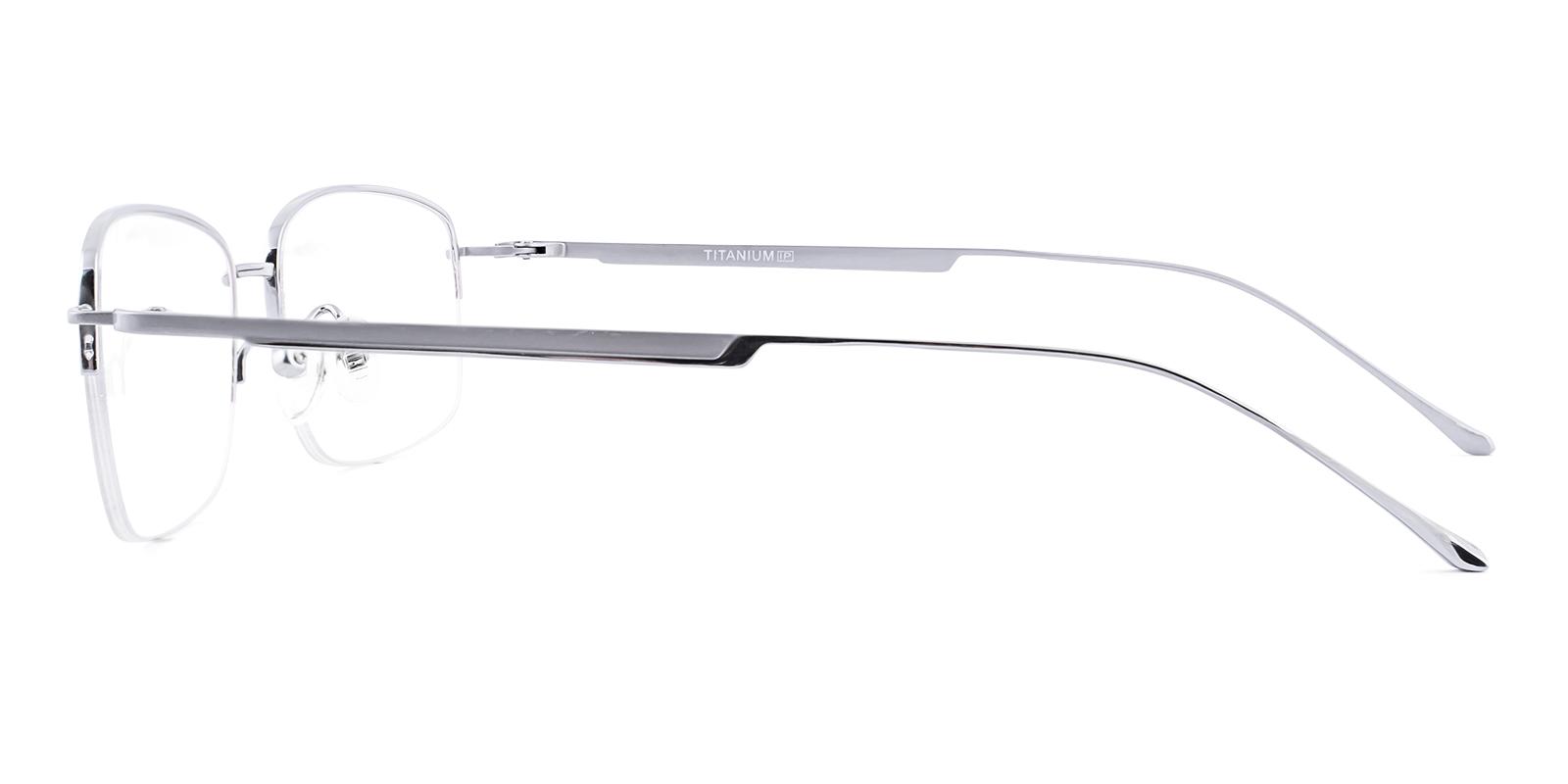 Tatkin Silver Titanium Eyeglasses , NosePads Frames from ABBE Glasses