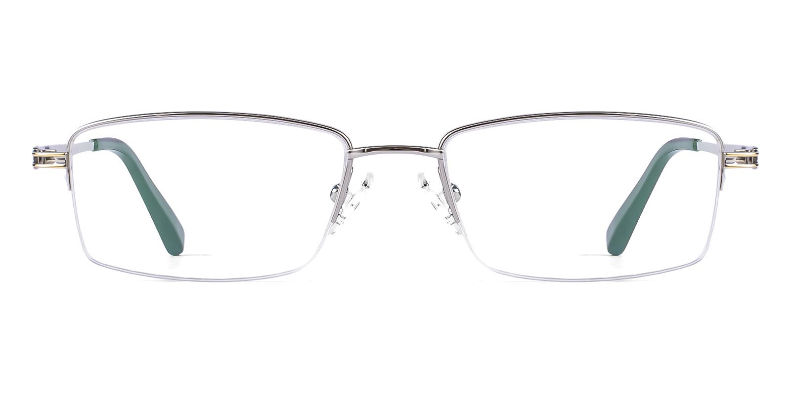 Tingine Silver Titanium Eyeglasses , NosePads Frames from ABBE Glasses