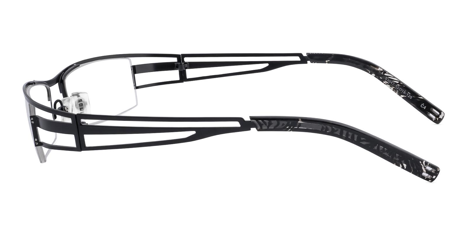 Artics Black Metal Eyeglasses , NosePads , SportsGlasses Frames from ABBE Glasses