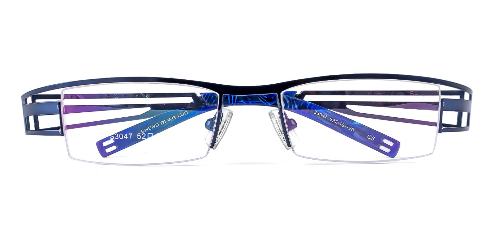 Artics Blue Metal Eyeglasses , NosePads , SportsGlasses Frames from ABBE Glasses