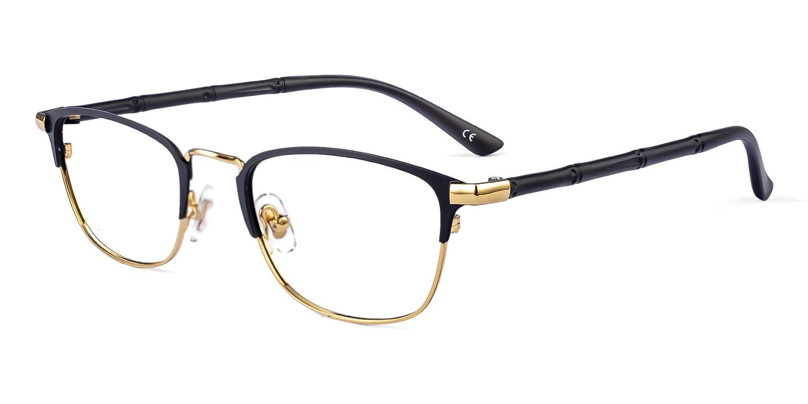 Linfy Gold Metal , TR Eyeglasses , NosePads Frames from ABBE Glasses