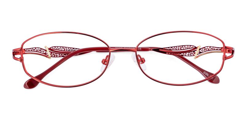 Glplious Red  Frames from ABBE Glasses