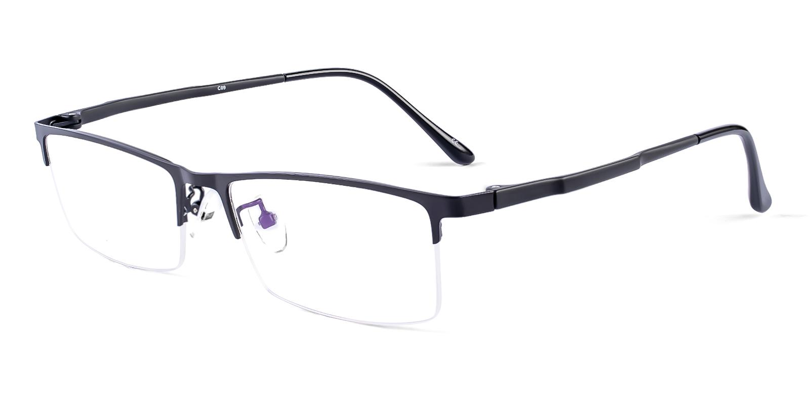 Silish Black Metal , TR Eyeglasses , NosePads Frames from ABBE Glasses