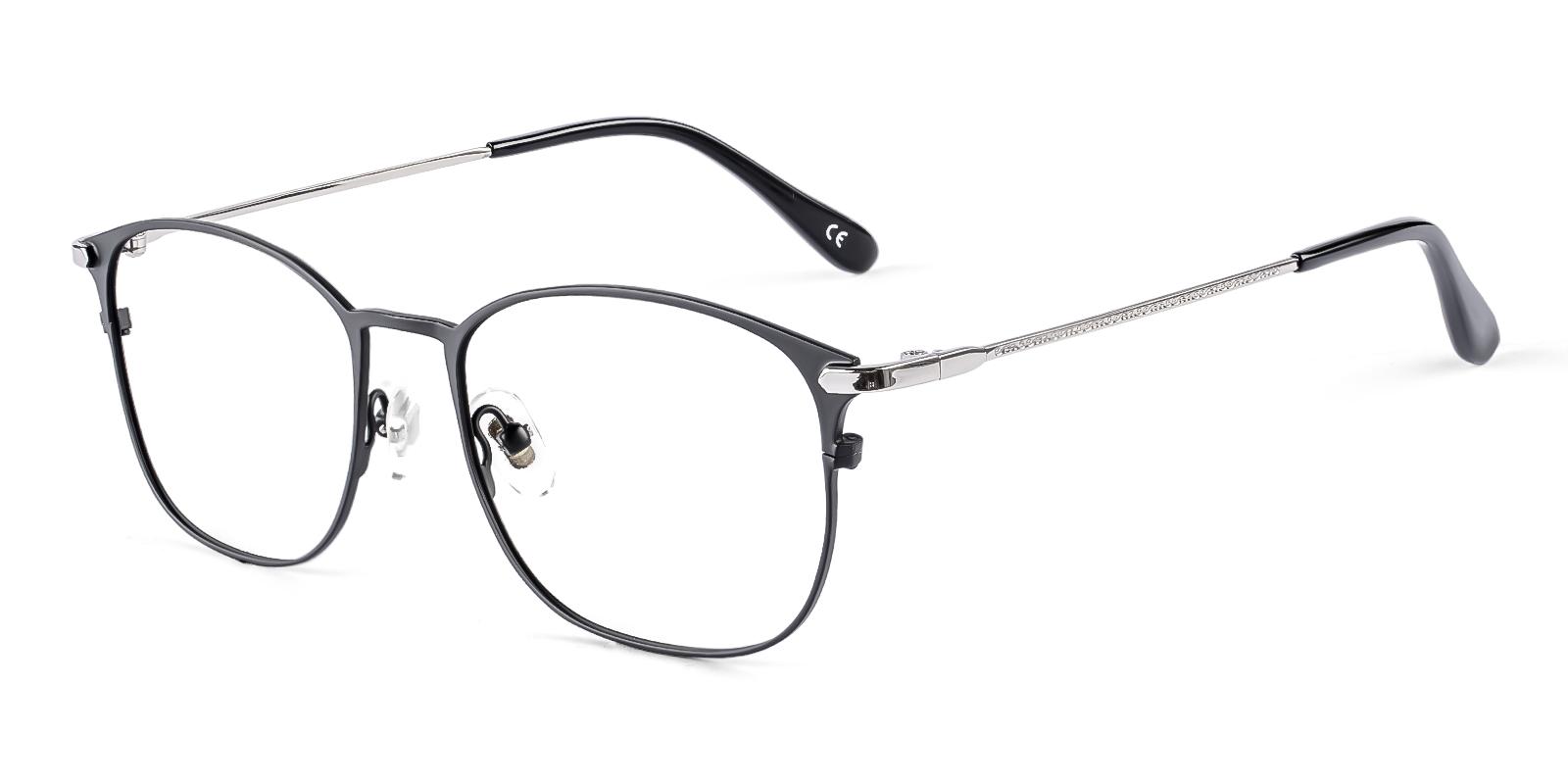 Nedal Silver Metal Eyeglasses , NosePads Frames from ABBE Glasses