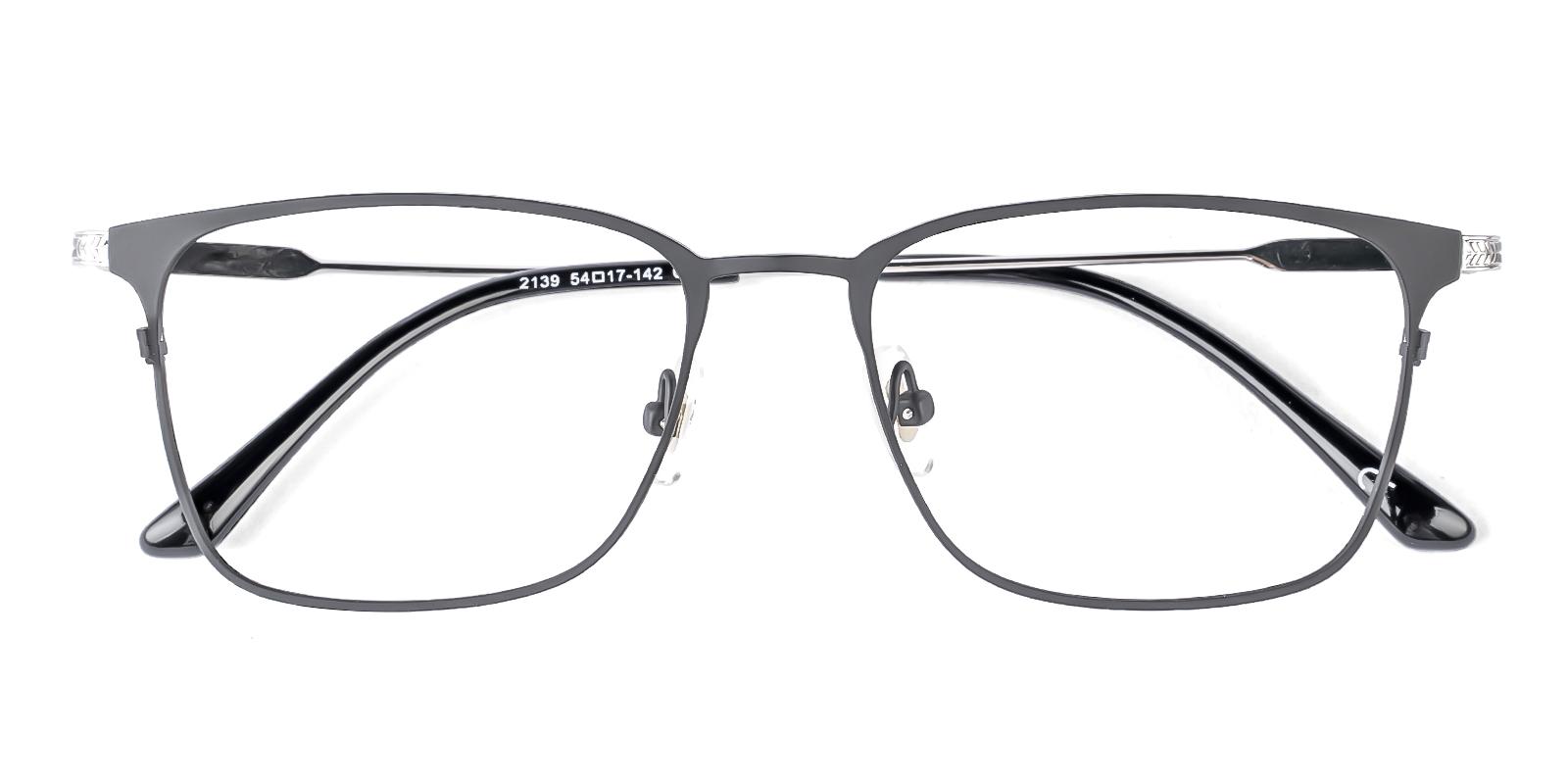 Cerat Silver Metal Eyeglasses , NosePads Frames from ABBE Glasses