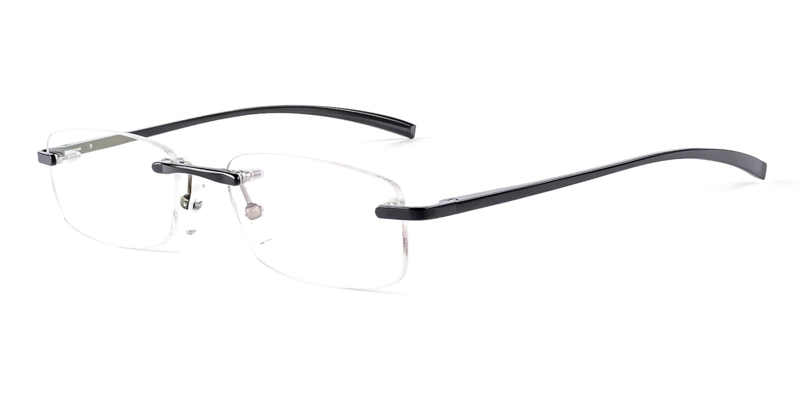 Othe Black Metal Eyeglasses , NosePads , SpringHinges Frames from ABBE Glasses