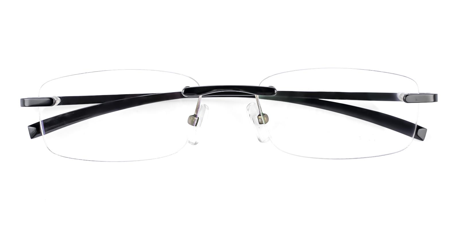 Othe Black Metal Eyeglasses , NosePads , SpringHinges Frames from ABBE Glasses