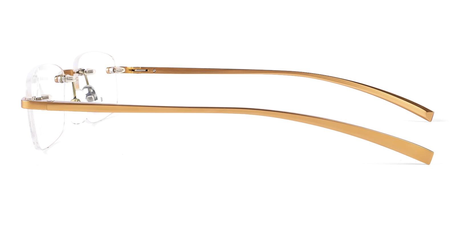 Othe Rosegold Metal Eyeglasses , NosePads , SpringHinges Frames from ABBE Glasses