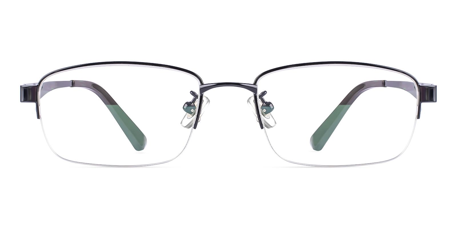 Rateitor Black Titanium Eyeglasses , NosePads Frames from ABBE Glasses