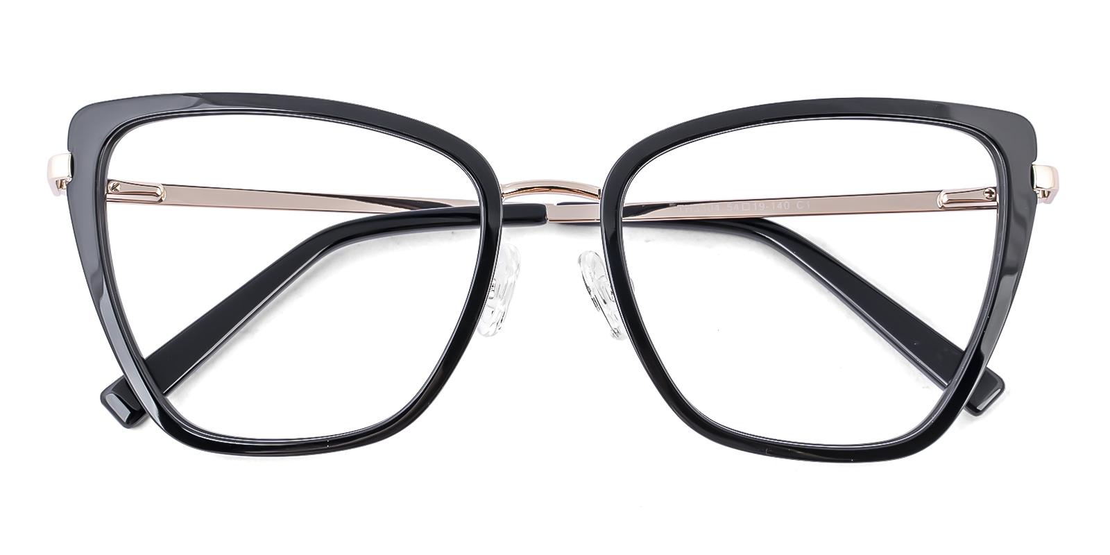 Mairism Black Metal , TR Eyeglasses , NosePads , SpringHinges Frames from ABBE Glasses